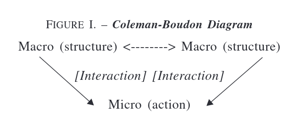 Coleman-Boudon diagram from Manzo (2007)