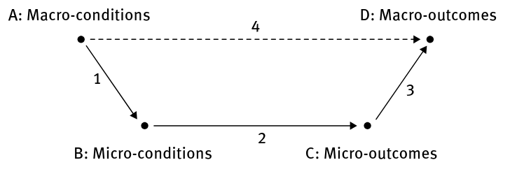 Coleman diagram from Raub and Voss (2017:13)